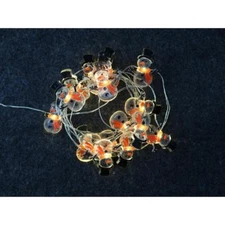 Home Accents 6 ft. Lighted Length with 18-Ct LED Warm White Snowman Ultra-Wire