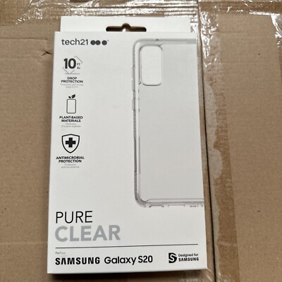 Tech21 Pure Clear Samsung Galaxy S20-Clear Phone Case with Multi - Main Image