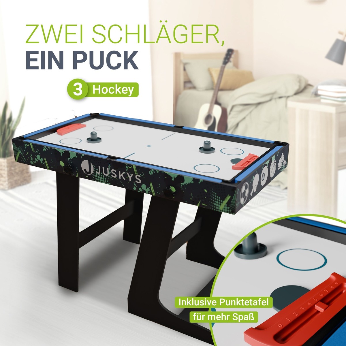 COSTWAY 15 In 1 Spieltisch Set, Tischspiel Ultifunk Produktbild-Vorschau 4
