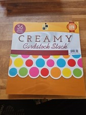dcwv creamy cardstock stack 12x12