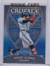 OZZIE ALBIES ROOKIE CARD 2018 Panini Crusade Atlanta BRAVES MLB Baseball RC