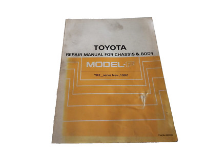 Toyota toyota liteace hiace model f tarago yr20 - service workshop manual 1193