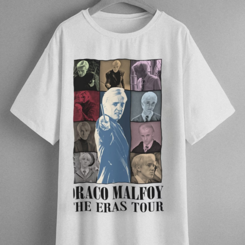 T-shirt Draco Malfoy The Eras, maglietta unisex, regalo per donna e uomo unisex - Foto 1 di 3