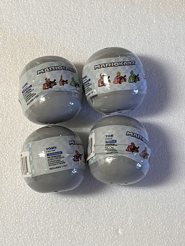 Lot Of 4 TOMY Nintendo Mario Kart Pull Back Racers Sealed Capsule NEW 🔥 ...