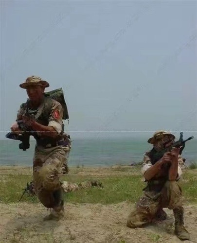 China PLA Army Special Force 87 Type 2 desert Chocolate Chip Camouflage Uniforms - Picture 3 of 9