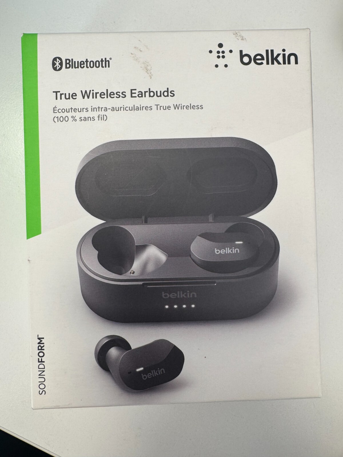 Écouteurs sans fil Belkin SoundForm oreillettes Bluetooth micro intégré