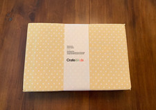 Crate and Barrel / Star Organic Cotton Kids FULL Sheet Set - Yellow