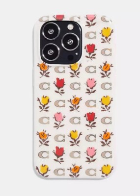 NWT COACH IPHONE 14 PRO CASE WITH BADLANDS FLORAL PRINT | eBay