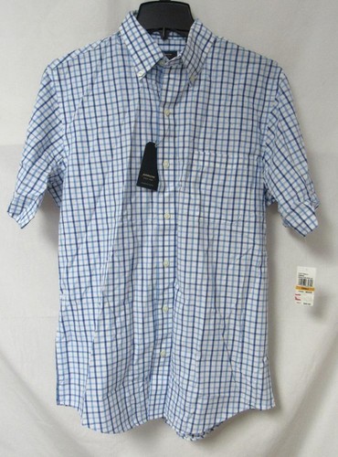 Arrow Men's Size Small Short Sleeve Plaid Button-Down Shirt MSRP $50 C1 4843 - 第 1/3 張圖片