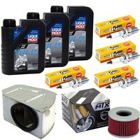 Set ÖL 3L FüR Honda CBX 550 PC04 1982-1984 Wartung Luftfilter ÖLfilter ZüNdkerze