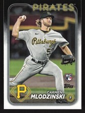 Carmen Mlodzinski RC 2024 Topps #31 Pittsburgh Pirates