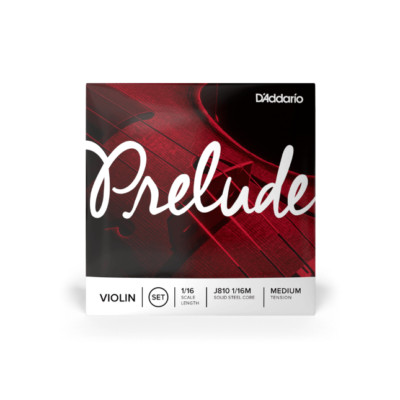 D'Addario J810 Prelude Violinsaiten-Set, Maßstab 1:16, mittlere Spannung
