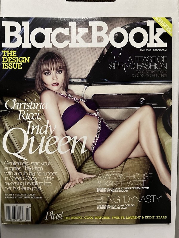 BlackBook Magazine May 2008 Featuring Christina Ricci & Amy Winehouse