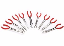Mechanic Pliers 9pc 11 Long Nose Plier Set Automotive Shop Tools Auto Tool