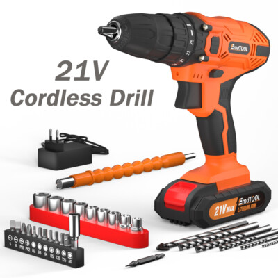 Weytoll Akku Heißluftpistole 21V - Schnurloses Heißluftgebläse Mit 2 Akkus & 3 Düsen