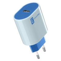 Cellular Line Caricabatterie Usb Type-A Stylecolor 12W Blu ACHUSBSMART12WB