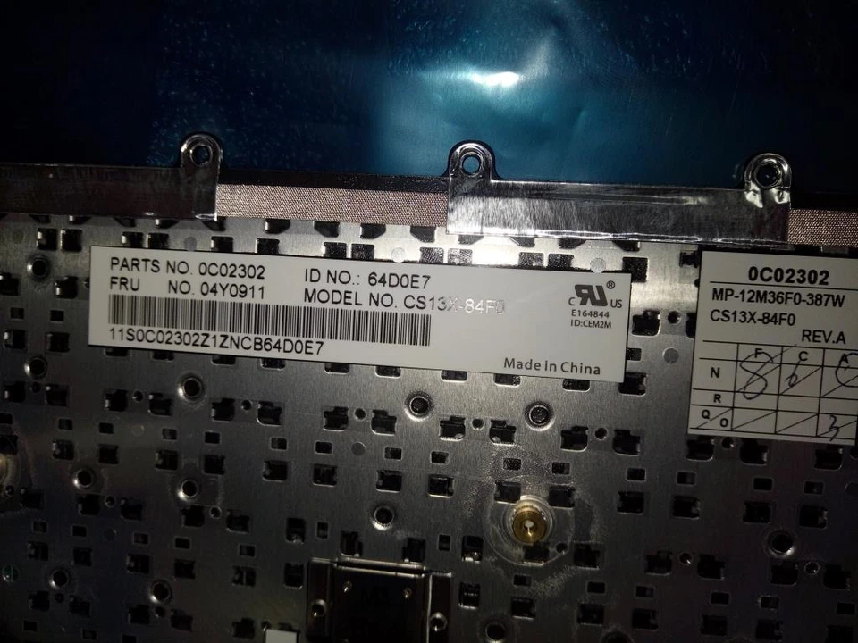 Lenovo ThinkPad X260 French Layout 0C02302 04Y0949 04Y0911 - Image 2 of 3