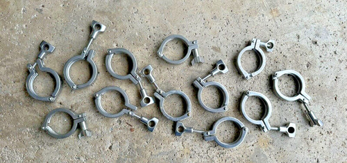 2" Tri Clamp 304 Stainless Steel Heavy Duty Sanitary, Distilling Columns Qty: 12