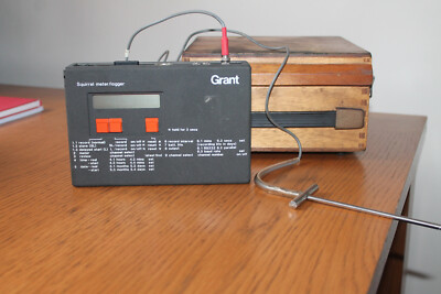 Grant Serie Eichhörnchen Datenlogger mit Holzkoffer und Sonde. Seriell - SQ8-3U/1L