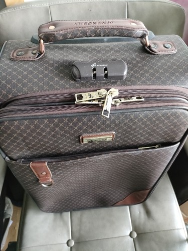 Wheeled Expandable Cabin Trolley Bag Hand Luggage Suitcase Carry On Travel Case - 第 1/8 張圖片
