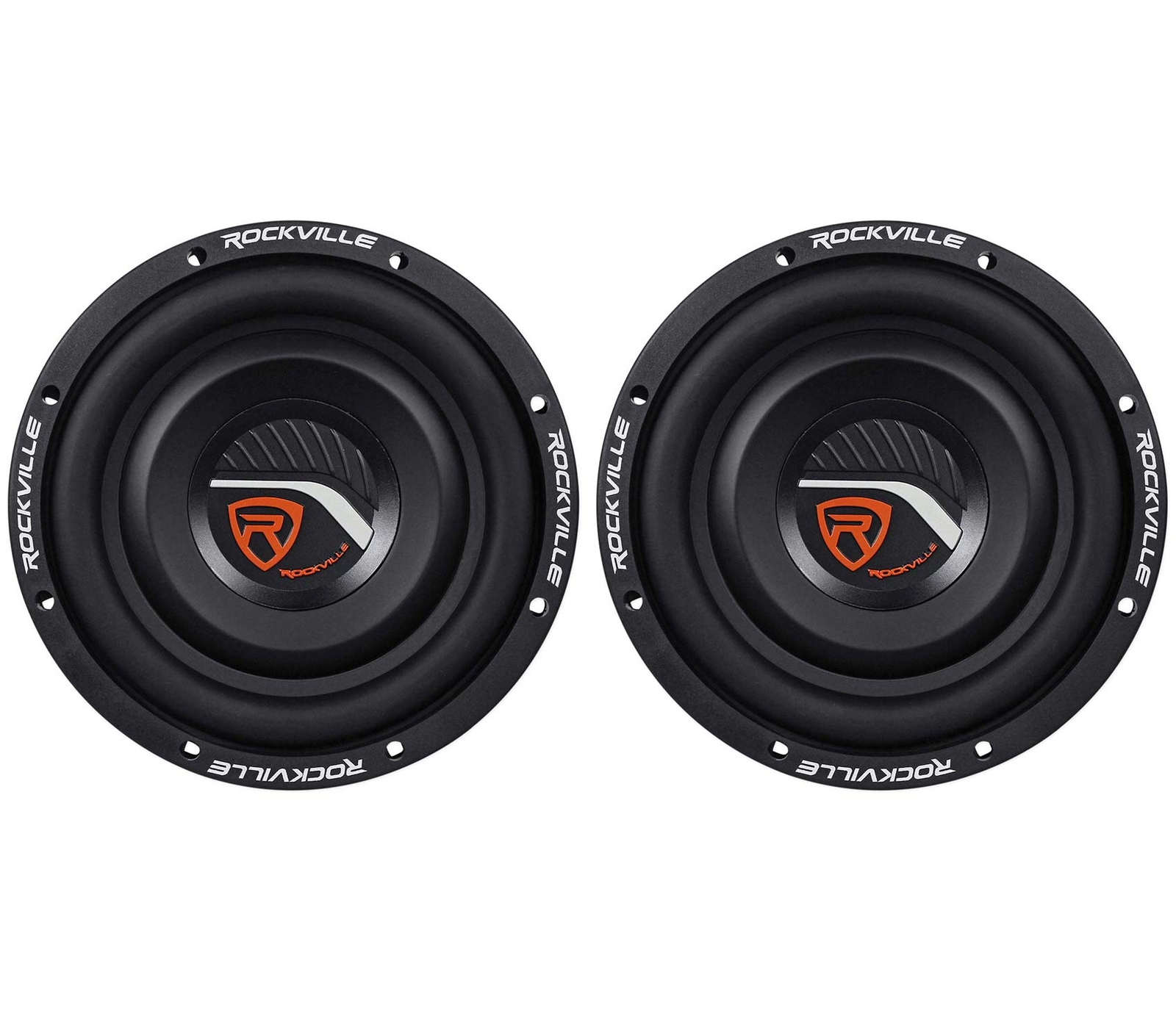 2 Rockville W8T4-S4 8 Автомобильных сабвуферов с неглубоким креплением мощностью 2000 Вт 4-Омные сабвуферы 13290₽