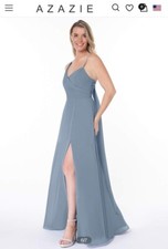 Lilac Azazie Bridesmaid Dress - Worn one time