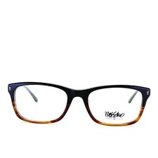 Merona MS 2075 5185 Eyeglasses Black Brown Rectangular Full Rim 52-18 135 mm
