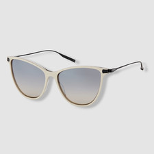  230 Salt Optics Women's Gray Cat Eye Sunglasses Shades Size 58-16-142