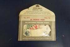 VINTAGE 25 WORLD STAMPS HONOR BUILT SEE PHOTOS
