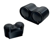 52mm 2 Auto Meter Black Universal Dual Gauge Meter Mount Pod Black