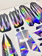 Yamaha banshee full graphics decals kit 2005 SE THICK AND HIGH GLOSS HOLOGRAPHIC