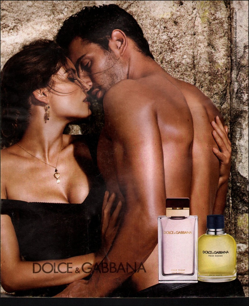 2012 Vintage ad DOLCE GABBANA retro fragrance sexy Couple Male Model  09/16/23