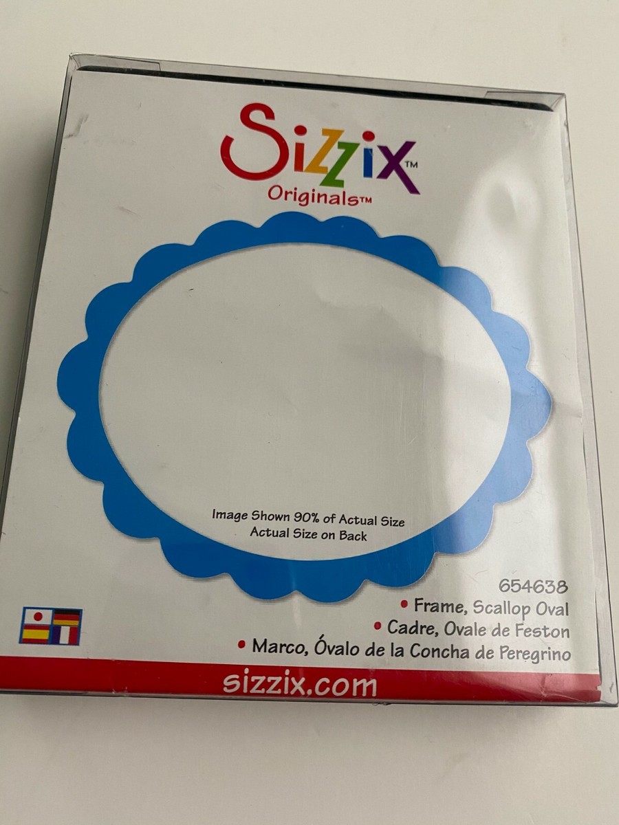 Sizzix Original Die --Frame, Scallop Oval #654638 | eBay
