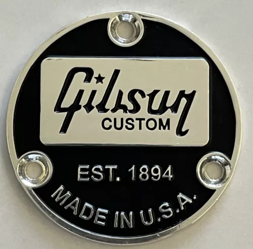 Metal Silver EST-1894 Guitar Toggle Switch Back Plate Cover For Les Paul Guitars