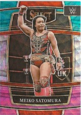 2022 Panini Select WWE Meiko Satomura Tri-Color Prizm SP