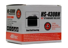 Hitec HS-430BH HS430 Standard Size Deluxe BB Ball Bearing HV Servo HS430BH