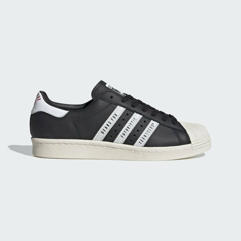 adidas×emmi superstar80S 23cm Adidas Men's Black White Superstar 80s HUMAN MADE Size 11.5