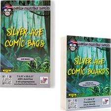 25 50 100 Modern Silver Golden Age Thick Comic Book Bags or Boards *SHIPS FREE*