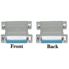 DB25 Female to DB25 Female DB25, F/F, Null Modem Adaptor PID 1140