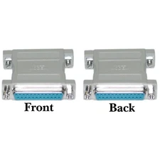 DB25 Female to DB25 Female DB25, F/F, Null Modem Adaptor  PID 1140