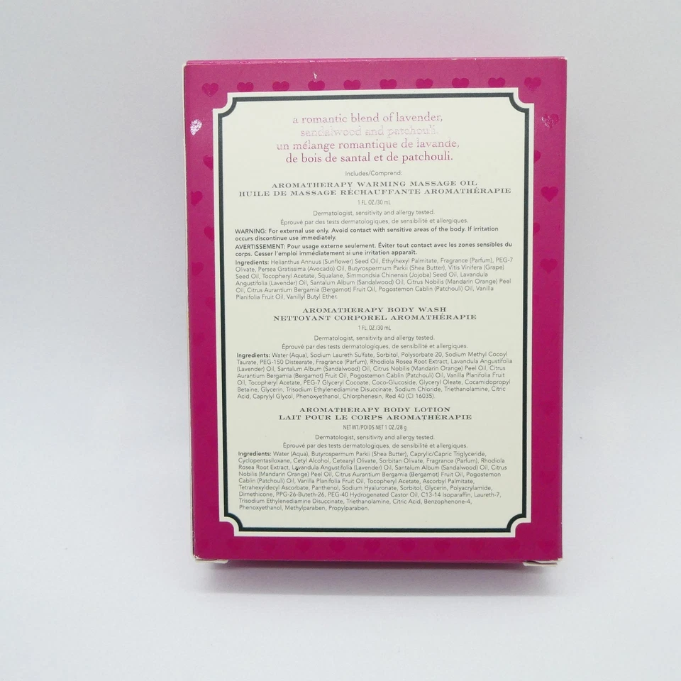 Travel Set Therma del Sol Apothecary Love Warming Massage Oil Body Wash Lotion - Image 2 of 3