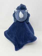 Lila Jack Blue Triceratops Dinosaur Security Blanket Lovey 2019 Style AT429