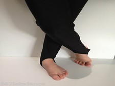 Black Dance Tights.Leotard.Lycra Stirrup. Age3-4,5-6,7-8,9-10,13-14 Years.Ballet