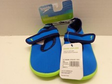 Speedo Blue/Peacoat Kids Water Shoes S 5-6 New