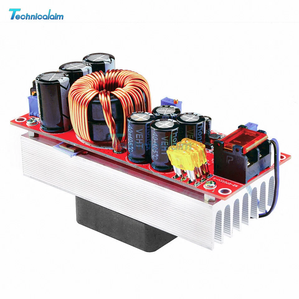 1200W 20A/1500W 30A/1800W 40A DC-DC Boost Converter Step Up Power Supply Module - Bild 3 von 4