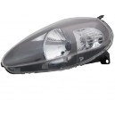 Phare gauche H4 fond noir Fiat Grande Punto pour trajets de nuit