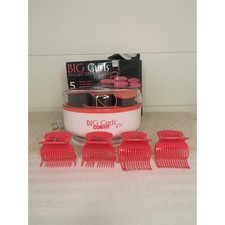 Conair Big Curls Volume Hot Rollers 5 Jumbo 1.5in Velvety Rollers Clips CHV5N