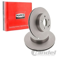 2X Mapco Bremsscheiben 295Mm BelÜFtet Vorne Passend FüR Mercedes C-KLASSE E-KLAS