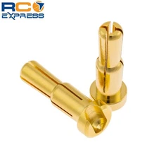 1UP Racing LowPro Bullet Plugs 4/5mm Stepped 1 Pair 1UP190403