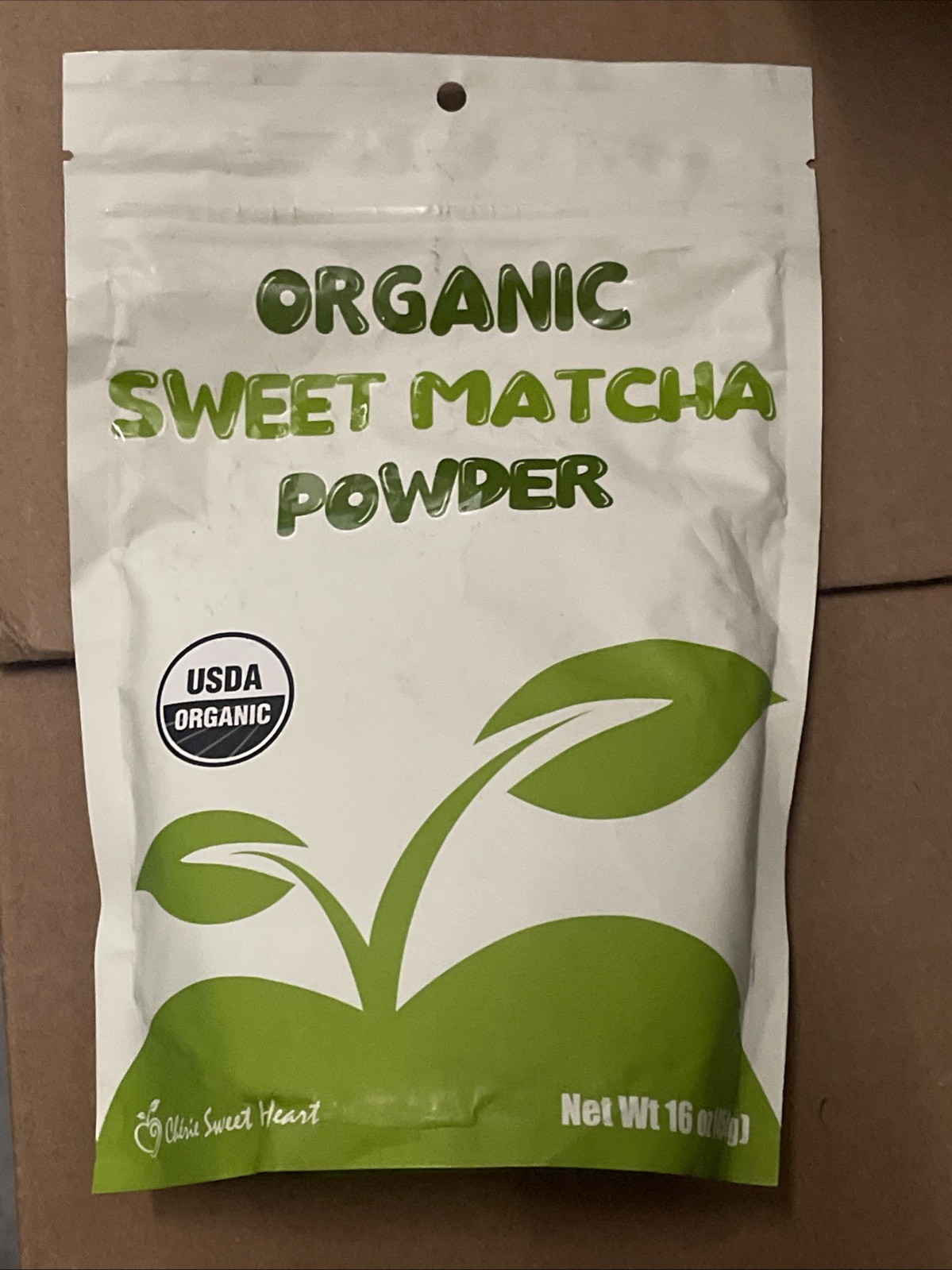 Cherie Sweet Heart Organic Sweet Matcha Powder- 1 Lb
